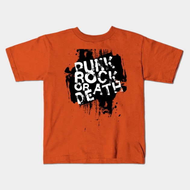 punk rock Kids T-Shirt by martian